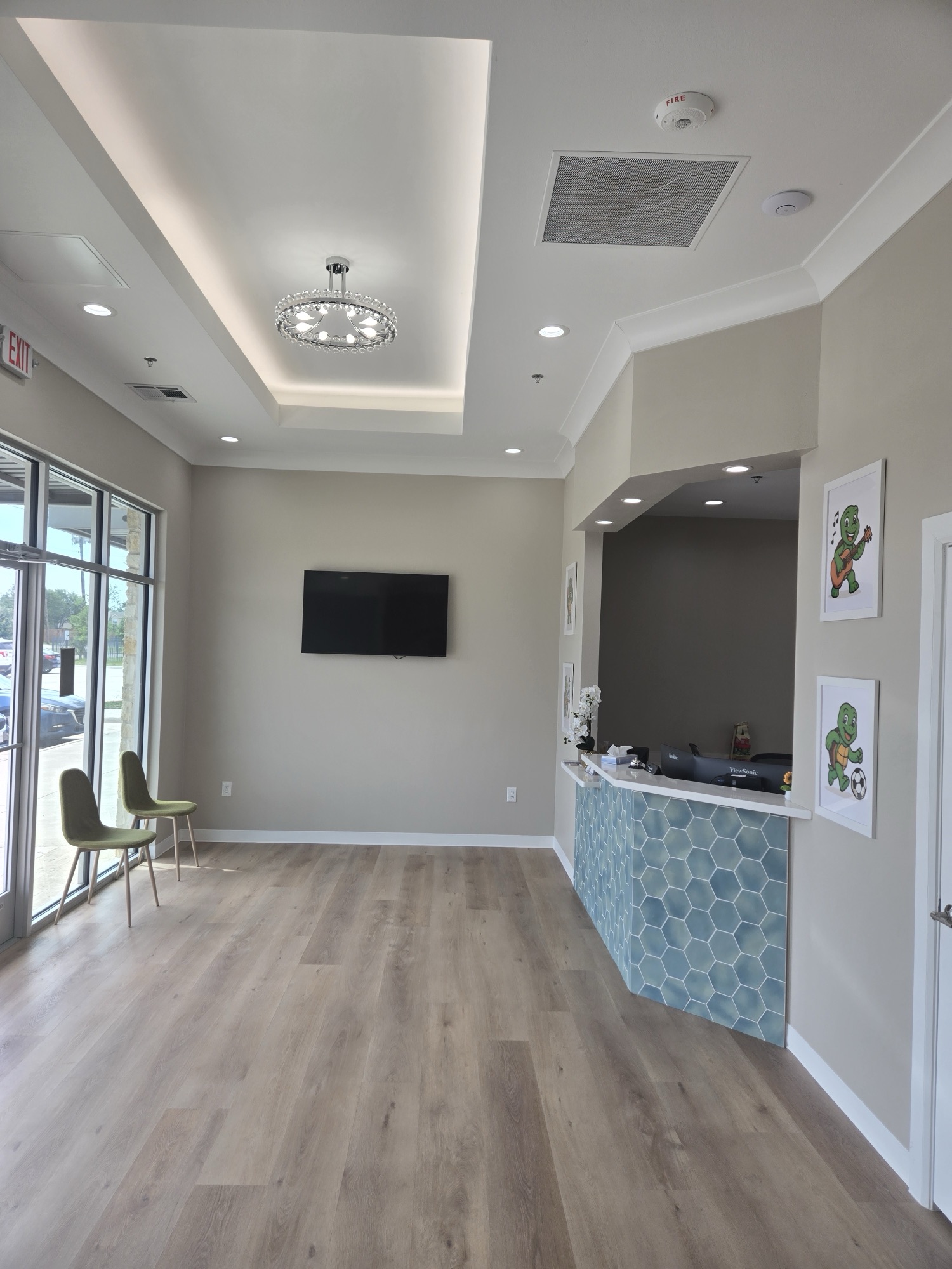 Patient waiting area at Turtle Bay Pediatric Dentistry